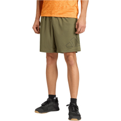 adidas Workout Essentials Base Pique Big Logo Trainingsshorts Herren KC8117 - olive strata S/7"
