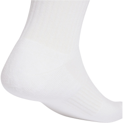 3er Pack adidas 3-Streifen Cushioned Sportswear Crew Socken KE5506 - team dark green/white/better scarlet 40-42