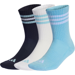 3er Pack adidas 3-Streifen Cushioned Sportswear Crew Socken KE5504 - night navy/icey blue/white 46-48
