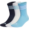 3er Pack adidas 3-Streifen Cushioned Sportswear Crew Socken KE5504 - night navy/icey blue/white 46-48