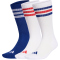 3er Pack adidas 3-Streifen Cushioned Sportswear Crew Socken KE5502 - white/mystery ink/pure ruby 34-36