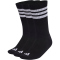 3er Pack adidas 3-Streifen Cushioned Sportswear Crew Socken KC9641 - black/white/white 34-36