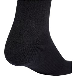 3er Pack adidas 3-Streifen Cushioned Sportswear Crew Socken KC9641 - black/white/white 37-39