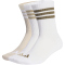 3er Pack adidas 3-Streifen Cushioned Sportswear Crew Socken KC9639 - white/wonder alumina/olive strata 40-42