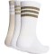 3er Pack adidas 3-Streifen Cushioned Sportswear Crew Socken KC9639 - white/wonder alumina/olive strata 40-42