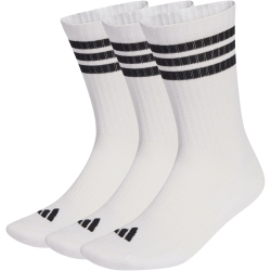3er Pack adidas 3-Streifen Cushioned Sportswear Crew Socken JZ0532 - white/black/black 40-42