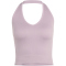 adidas Workout Essentials Knit Halterneck Trainingsshirt Damen JZ0124 - preloved fig M