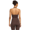 adidas Workout Essentials Knit Halterneck Trainingsshirt Damen JZ0123 - aurora coffee L