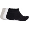 3er Pack adidas Cushioned Essentials Low Cut Socken KD6721 - medium grey heather/white/black 28-30