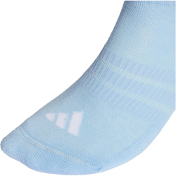 3er Pack adidas Cushioned Essentials Low Cut Socken KC9620 - dark blue/white/glow blue 43-45