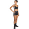 adidas Hyperglam 3-Streifen kurze Leggings Damen KQ5105 - black S
