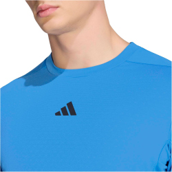 adidas D4T Power 3-Streifen Trainingsshirt Herren KE9943 - ray blue M