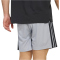 adidas Workout Essentials Base 3-Streifen Pique 7" Trainingsshorts Herren KD0696 - halo silver/black XXL
