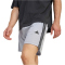 adidas Workout Essentials Base 3-Streifen Pique 7" Trainingsshorts Herren KD0696 - halo silver/black XXL