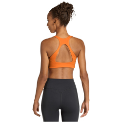 adidas Optime Workout Mid Support Sport-BH Damen KD6687 - pure orange XS