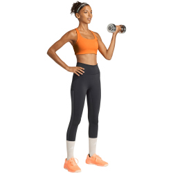 adidas Optime Workout Mid Support Sport-BH Damen KD6687 - pure orange XS