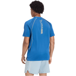 adidas Tech Apparel Climacool Trainingsshirt Herren KF3380 - dusky petrol/semi ice tangerine/reflective silver S