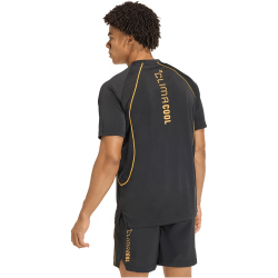 adidas Tech Apparel Climacool Trainingsshirt Herren KF3379 - black/lucid tangerine/reflective silver S