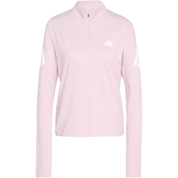 adidas Adi365 Running Iconic 1/2-Zip Sweatshirt Damen KA8756 - clear pink XS