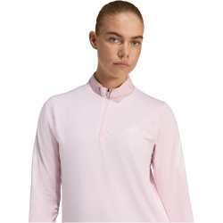 adidas Adi365 Running Iconic 1/2-Zip Sweatshirt Damen KA8756 - clear pink XS