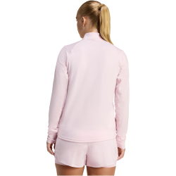 adidas Adi365 Running Iconic 1/2-Zip Sweatshirt Damen KA8756 - clear pink XS