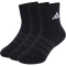 3er Pack adidas Cushioned Sportswear Ankle Socken Kinder KD1722 - black/black/white 22-24
