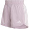 adidas Pacer Workout Woven High Rise Trainingsshorts Damen KD7329 - preloved fig/white S/5"