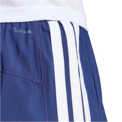 adidas Pacer Workout Woven High Rise Trainingsshorts Damen KD7320 - dark blue/white M/5"