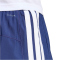 adidas Pacer Workout Woven High Rise Trainingsshorts Damen KD7320 - dark blue/white M/5"