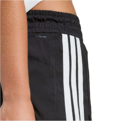 adidas Pacer Workout Woven High Rise Trainingsshorts Damen KD7318 - black/white L/3"