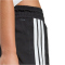 adidas Pacer Workout Woven High Rise Trainingsshorts Damen KD7318 - black/white L/3"