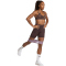 adidas Optime Power kurze Leggings Damen KF1043 - aurora coffee XXS/7"