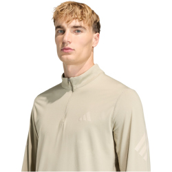 adidas Adi365 Running Iconic 1/2-Zip Sweatshirt Herren JZ7721 - wonder cargo XXL