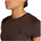 adidas Workout Essentials Knit Baby Tee Trainingsshirt Damen JZ0128 - aurora coffee XS