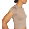 adidas Workout Essentials Knit Baby Tee Trainingsshirt Damen JZ0126 - chalky brown L