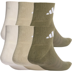 6er Pack adidas Cushioned Essentials Ankle Socken KE5497 - olive strata/wonder cargo/wonder alumina 37-39
