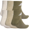 6er Pack adidas Cushioned Essentials Ankle Socken KE5497 - olive strata/wonder cargo/wonder alumina 37-39