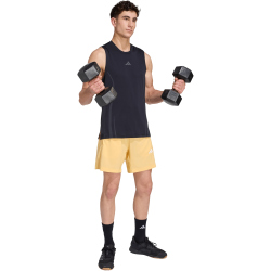 adidas Workout Essentials Base Woven Trainingsshorts Herren KF3308 - semi ice tangerine L/7"