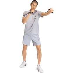 adidas Workout Essentials Base Woven Trainingsshorts Herren KC5287 - halo silver S/7"