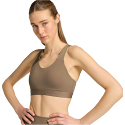 adidas Optime Essentials Workout High Support Sport-BH Damen KA4780 - chalky brown M C-D