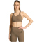 adidas Optime Essentials Workout High Support Sport-BH Damen KA4780 - chalky brown M C-D