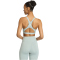 adidas Optime Essentials Workout High Support Sport-BH Damen KA4779 - wonder sage M C-D