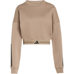 adidas Hyperglam 3-Streifen Cropped Crew Neck Sweatshirt...