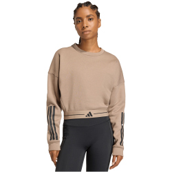 adidas Hyperglam 3-Streifen Cropped Crew Neck Sweatshirt...