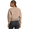 adidas Hyperglam 3-Streifen Cropped Crew Neck Sweatshirt Damen KQ5197 - chalky brown S