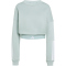 adidas Hyperglam 3-Streifen Cropped Crew Neck Sweatshirt Damen KC7650 - wonder sage M