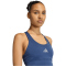 adidas Adi365 Running Pocket Mid Support Sport-BH Damen KD4160 - tech indigo XS