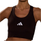adidas Adi365 Running Pocket Mid Support Sport-BH Damen KA2794 - aurora coffee XS