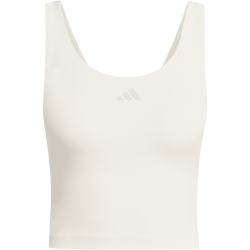 adidas 3-Streifen Studio All Me Light Support Tanktop Damen KT3281 - chalk white M