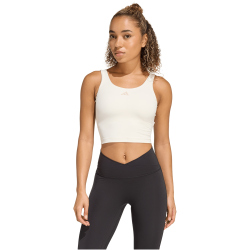 adidas 3-Streifen Studio All Me Light Support Tanktop Damen KT3281 - chalk white M